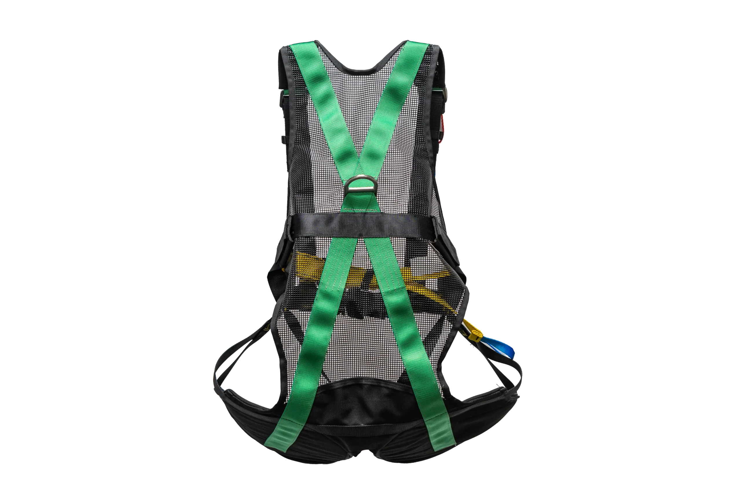 Green_Back Zipline harness