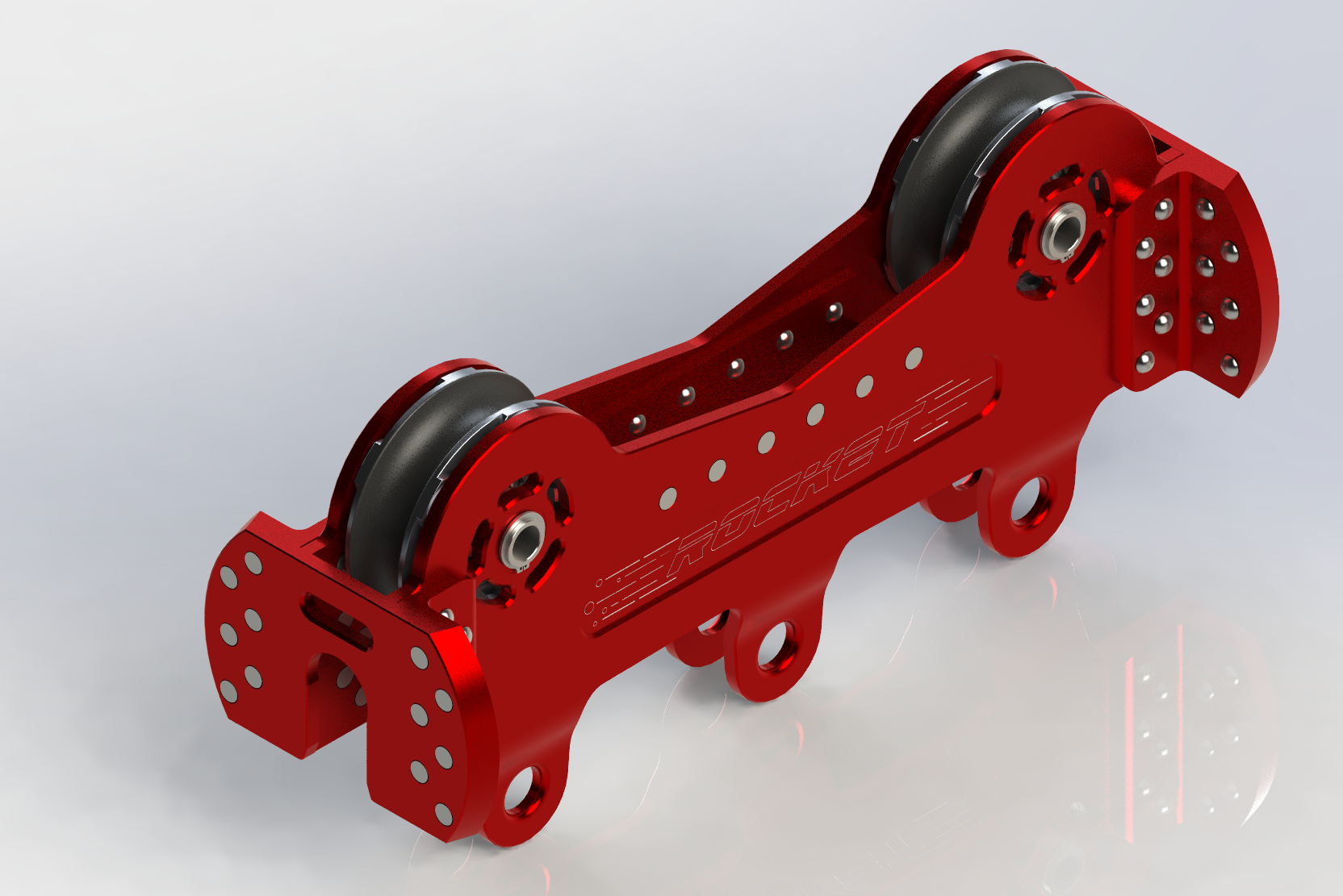 M24 Prone Rendering Rocket trolley